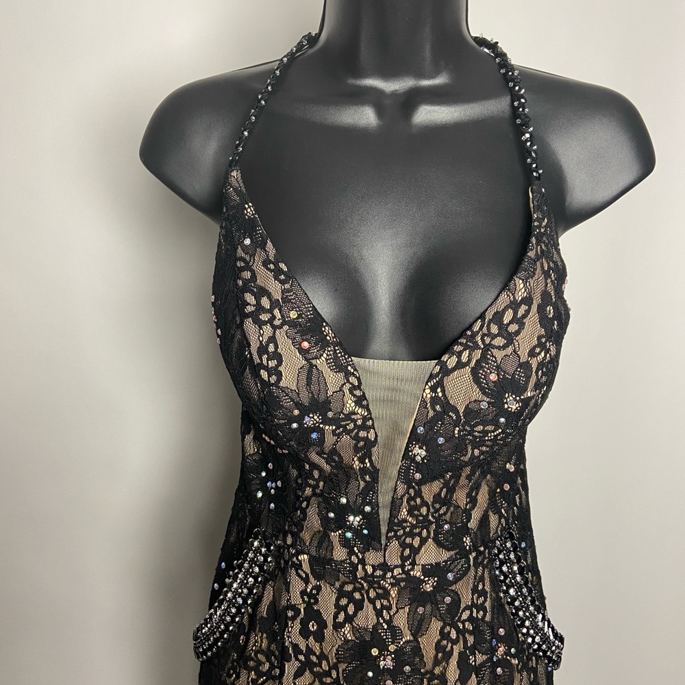 Black Halter Formal Dress-Size 4